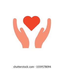 hands and help icon design, Call center technical service collaborative cooperation and support theme Vector illustration