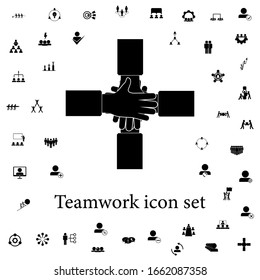 hands of help icon. Teamwork icons universal set for web and mobile