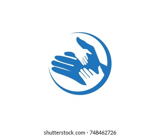 Hands Help Logos Icons Stock Vector (Royalty Free) 748462726 | Shutterstock