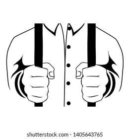 hands hold the lattice vector illustration