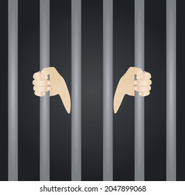 1,873 Hands Holding Prison Bars Images, Stock Photos & Vectors ...
