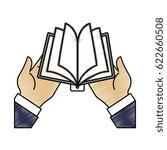 Hands holding a book