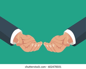 hands holding cooperation image