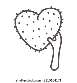 Hände, die eine Herz-Vektorgrafik-Illustration. Valentinstag, Liebe, Beziehungen. Charity-Symbol