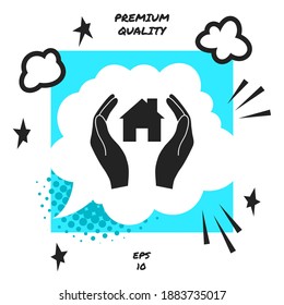 Manos en casa. Elementos gráficos para su diseño