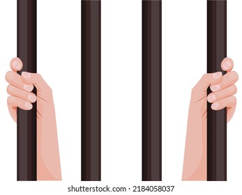 1,873 Hands Holding Prison Bars Images, Stock Photos & Vectors ...