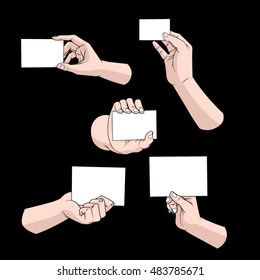 Hands Holding Some Papers