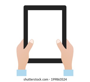 diseño de tableta de mano