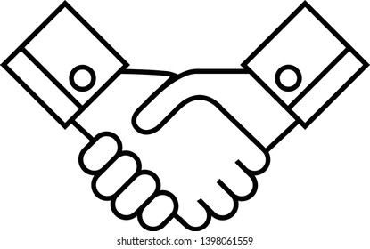 Hands holding hands. Vector illustration.