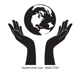 Black Hands Holding Globe Images, Stock Photos & Vectors | Shutterstock