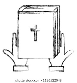 hands with holy bible