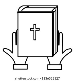 hands with holy bible