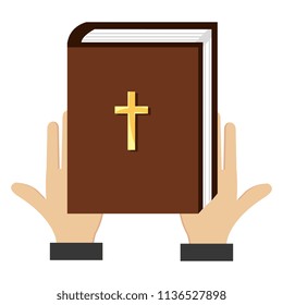 hands with holy bible