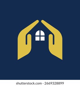 hand home abstrakte logo modern style