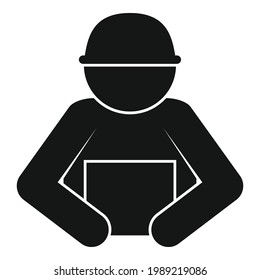 Hands home delivery icon. Simple illustration of Hands home delivery vector icon for web design isolated on white background