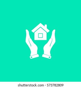 hands and house icon