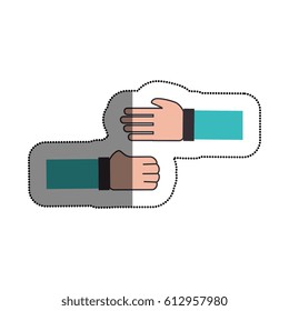 hands human deal icon