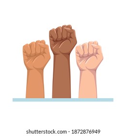 hands human fist isolated icons vector illustration design