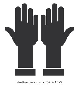 Hands Human Up Icon