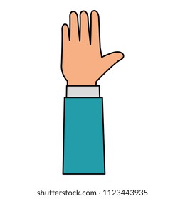 hands human isolated icon