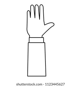 hands human isolated icon