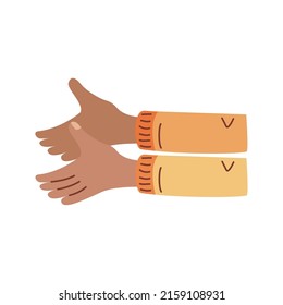 hands human lifting gesture position