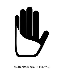 Hands Human Made Icon Vector Illustration Stock Vector (Royalty Free ...