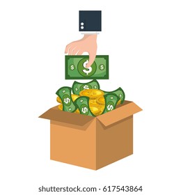 hands human with money