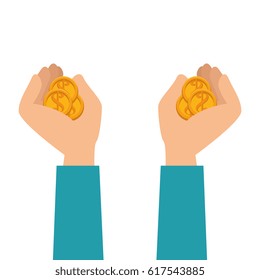 hands human with money