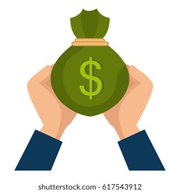 hands human with money