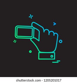 Hands icon design vector