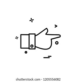Hands icon design vector