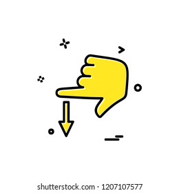 Hands icon design vector