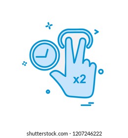 Hands icon design vector