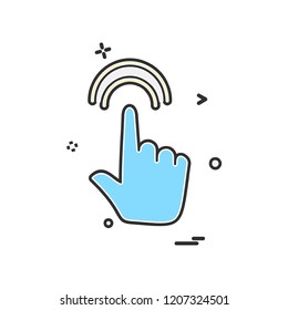 Hands icon design vector