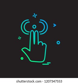 Hands icon design vector