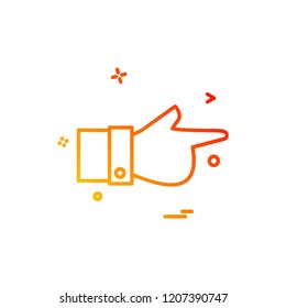 Hands icon design vector