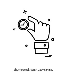 Hands icon design vector