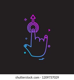 Hands icon design vector