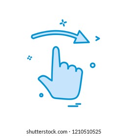 Hands icon design vector