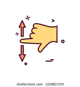 Hands icon design vector