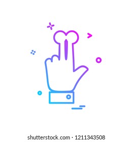 Hands icon design vector