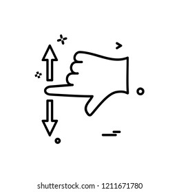 Hands icon design vector