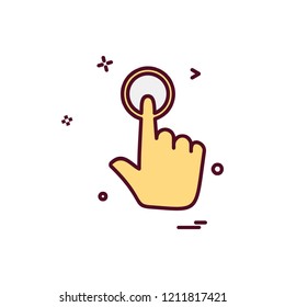 Hands icon design vector