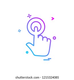Hands icon design vector