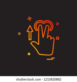 Hands icon design vector