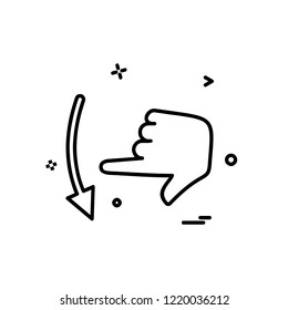 Hands icon design vector