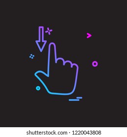 Hands icon design vector