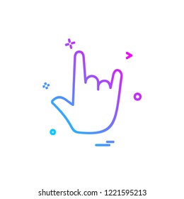 Hands icon design vector