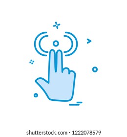 Hands icon design vector
